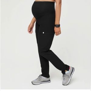 Black Figs Yola Maternity Skinny Scrubs Pants size Large